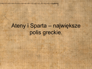 31. Ateny i Sparta – największe polis greckie