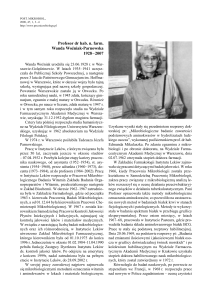 tom 47 numer 1 rok 2008 - Polskie Towarzystwo Mikrobiologów
