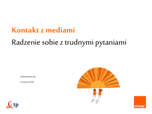 presentation template Orange