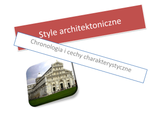 Style architektoniczne pdf