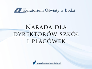 Nadzór pedagogiczny - Kuratorium Oświaty w Łodzi
