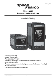 Regulatory elektroniczne SX80, SX90 (IM-P323-35 i1)