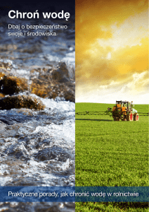 Chroń wodę - BASF Crop Protection Polska