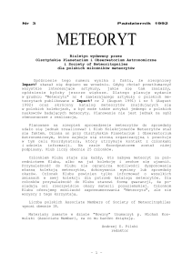 1992/3 - Meteoryt