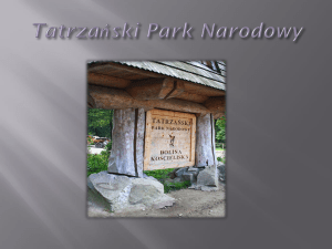 Niektóre gatunki ro*lin Tatrza*skiego Parku Narodowego