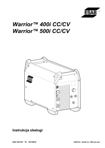 Warrior™ 400i CC/CV Warrior™ 500i CC/CV