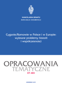 Cyganie/Romowie w Polsce iw Europie: wybrane problemy
