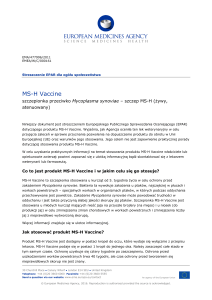 MS-H Vaccine - European Medicines Agency