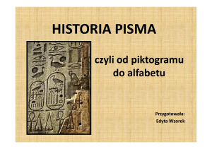 HISTORIA PISMA