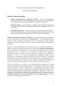 REX Wytyczne - Finanse.mf.gov.pl