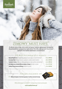 zimowy `must have` - Hotel Farmona Kraków