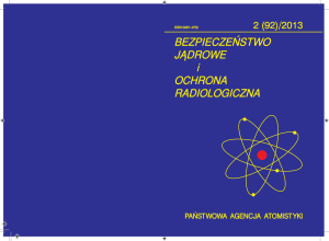 Numer 2/2013 - Państwowa Agencja Atomistyki