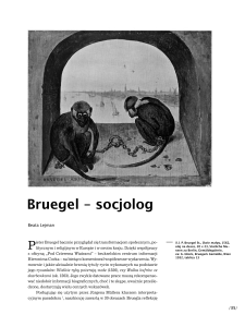Bruegel – socjolog
