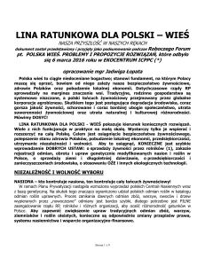 lina ratunkowa dla polski – wieś - Bezpośrednio od Polskiego Rolnika