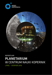 planetarium - Niebo Kopernika