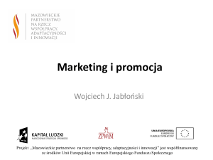 Marketing i promocja - LGD Razem dla Radomki
