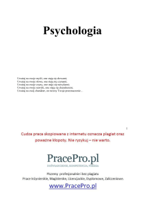 Psychologia - Magisterskie24.pl