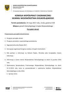 sygnatura - BIP Urząd Marszałkowski Województwa Dolnośląskiego