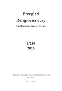 Przegląd Religioznawczy - Polskie Towarzystwo Religioznawcze