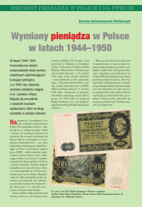 Wymiany pieniądza w Polsce w latach 1944–1950