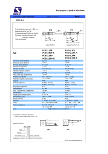 Precyzyjne czujniki zbliżeniowe PCID PCID 2,5 Typ