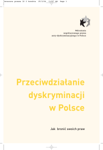 Przeciwdziałanie dyskryminacji w Polsce. Jak