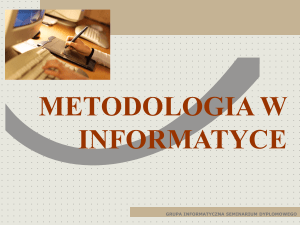metodologia w informatyce