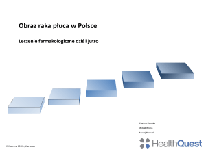 Obraz raka płuca w Polsce