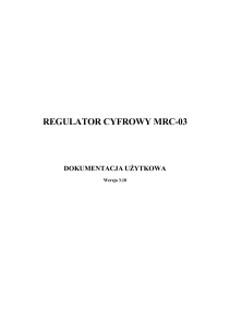 REGULATOR CYFROWY MRC-03