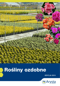 Rośliny ozdobne - Arysta LifeScience Polska Sp z oo