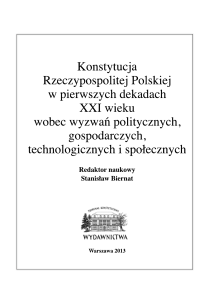 Konstytucja Rzeczypospolitej Polskiej w pierwszych dekadach XXI