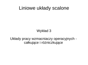 Liniowe układy scalone - degra.pb.bialystok.pl