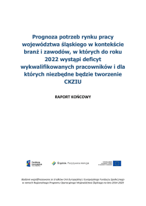 Prognoza potrzeb rynku pracy województwa śląskiego