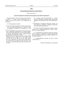 Rozporządzenie Ministra Środowiska z dnia 2 lipca 2010 r. w