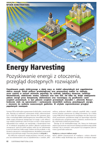 Energy Harvesting - Elektronika Praktyczna