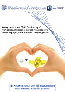 Kwasy tłuszczowe EPA i DHA omega-3 wzmacniają