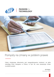 Pomysły na zmiany w polskim prawie