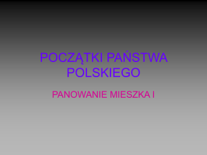 Początki Państwa Polskiego