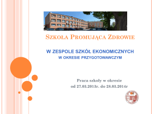 prezentacja. - Zespół Szkół Ekonomicznych w Starogardzie Gdańskim