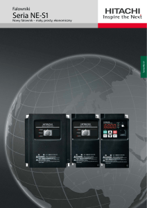 Brochure Inverter NE-S1 - Hitachi Industrial Components