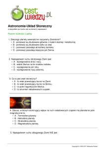 Astronomia-Układ Słoneczny