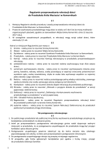 Regulamin rekrutacji na rok szkolny 2017/2018