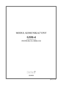 GSM-4 v4.02 instrukcja ogólna