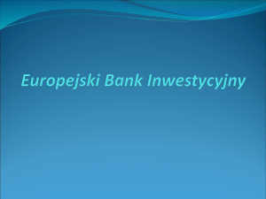 Europejski Bank Inwestycyjny 1