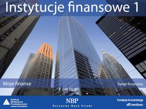 Instytucje finansowe w Polsce