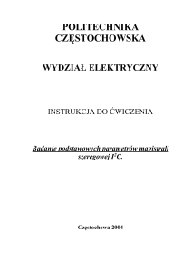 I2CBUS - ztmapc.el.pcz.pl - Politechnika Częstochowska