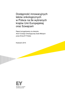 Dostępność innowacyjnych leków onkologicznych w Polsce