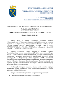 uniwersytet jagielloński - Instytut Rosji i Europy Wschodniej UJ