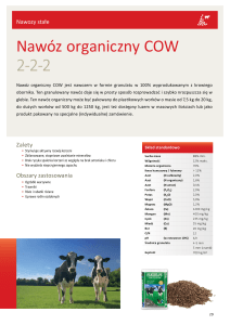 Nawóz organiczny COW