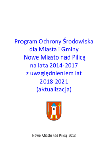 Aktualizacja POS Nowe Miasto - Powiat Grójecki, Biuletyn Informacji
